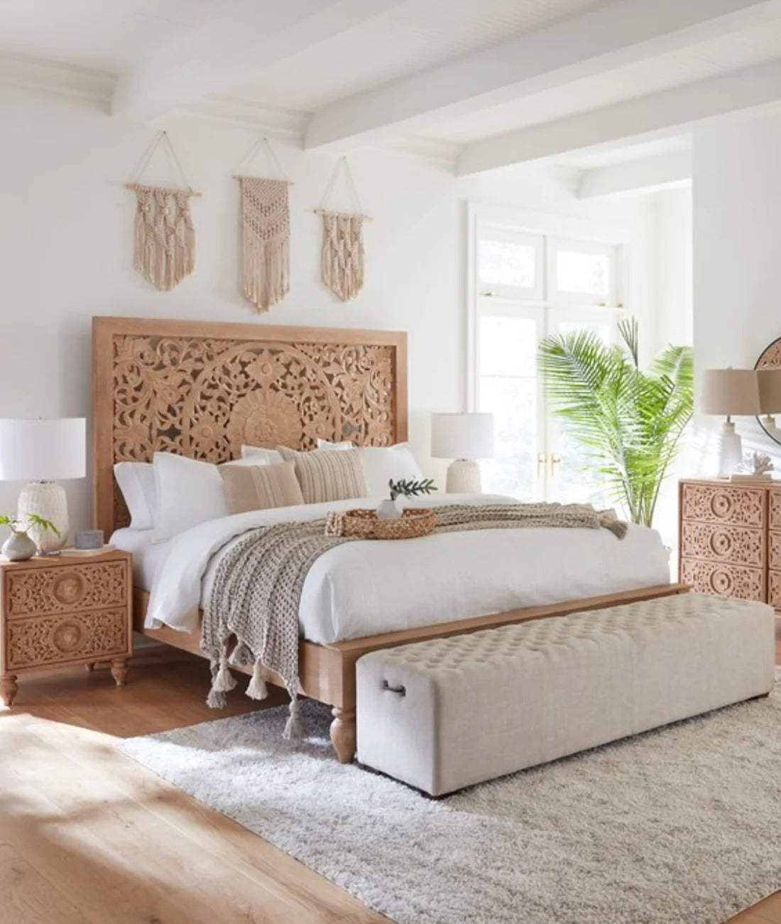 Florence Carving Bed - J.L.HOME DECOR
