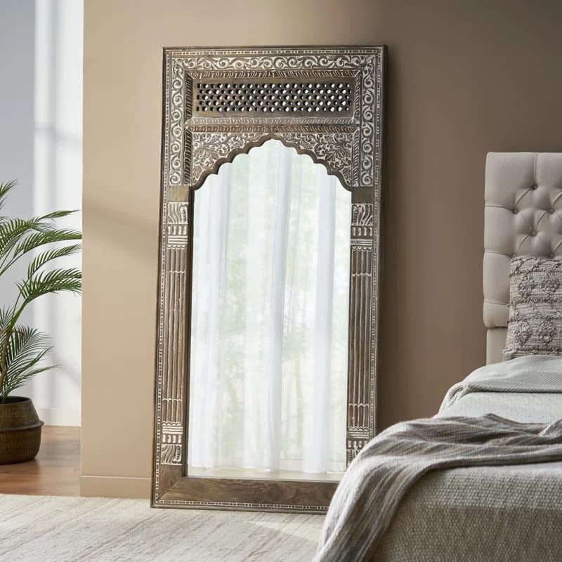 Carved Long Mirror 120x50cm - J.L.HOME DECOR