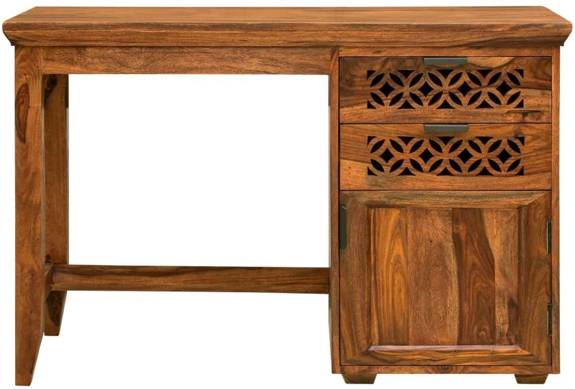 Wooden Study Table - Camellia Collection + (Chair) - J.L.HOME DECOR