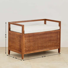 Mango Wood Bench with Storage - J.L.HOME DECOR