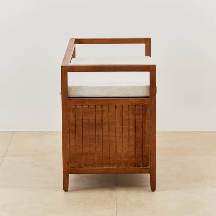 Mango Wood Bench with Storage - J.L.HOME DECOR