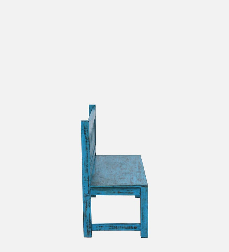 Solid Wood Bench In Distress Finish - J.L.HOME DECOR