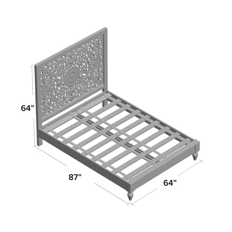 Florence Carving Bed - J.L.HOME DECOR