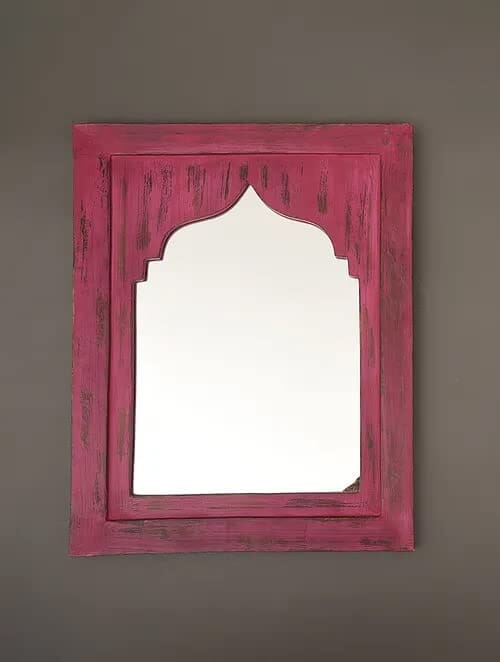 Red Mehrab Mirror Frame - J.L.HOME DECOR