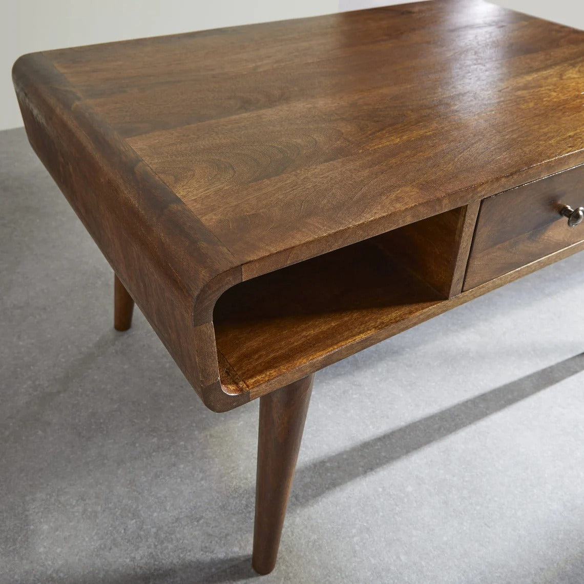 Mid Century Coffee Table with Walnut Finish - J.L.HOME DECOR