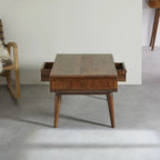 Mid Century Coffee Table with Walnut Finish - J.L.HOME DECOR