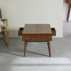 Mid Century Coffee Table with Walnut Finish - J.L.HOME DECOR