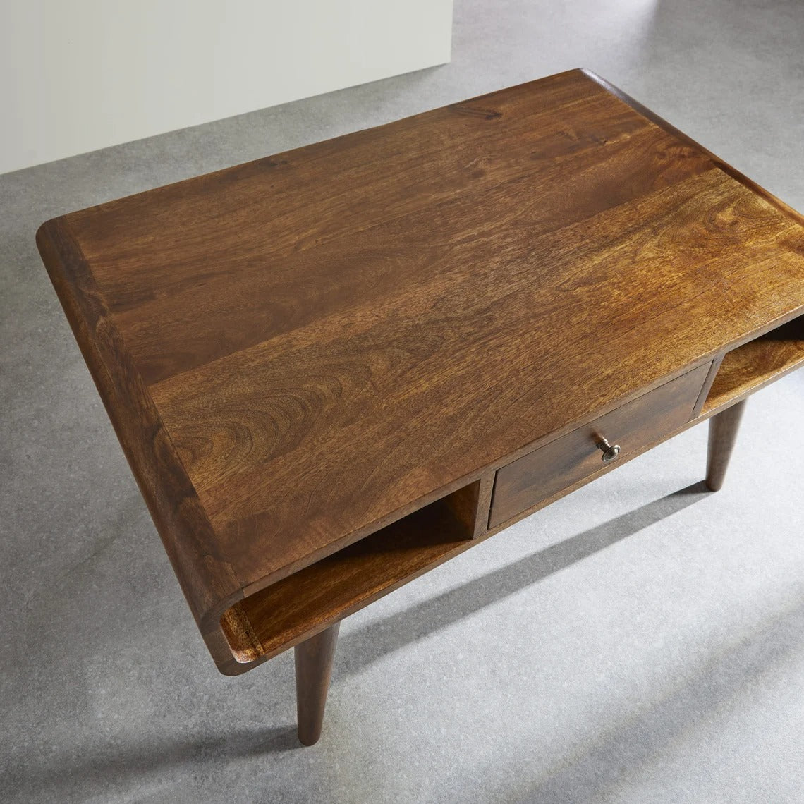 Mid Century Coffee Table with Walnut Finish - J.L.HOME DECOR