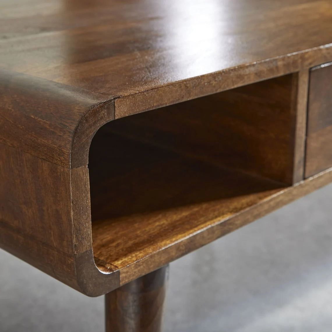 Mid Century Coffee Table with Walnut Finish - J.L.HOME DECOR