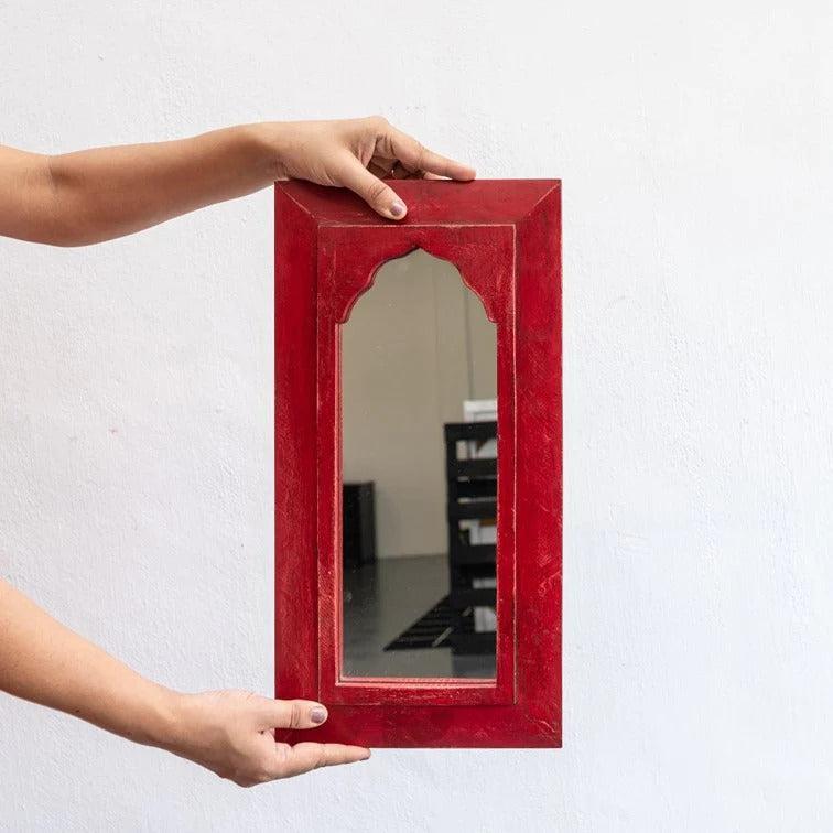 Hanging wall mirror | modern jharokha | antique mirror | rustic wall ...