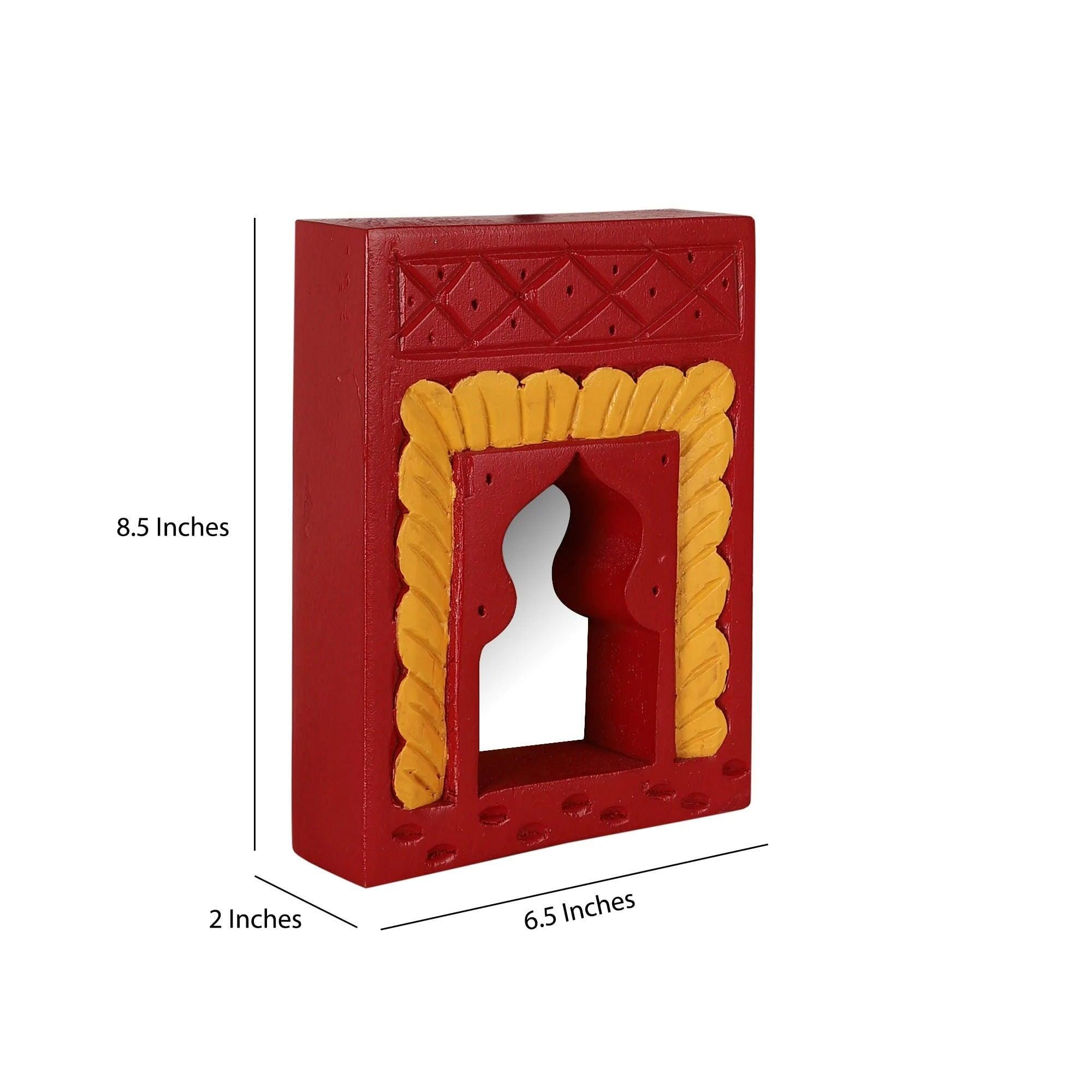 Explore an extensive range of wall mirror designs, including wall mirror designs for living rooms, jharokha mirrors, carved wooden mirror frames, and decorative mirrors. Discover pink mirrors, small decorative mirrors, makeup hand mirrors, and mirror art wall decor to enhance any space. Perfect for bedrooms, bathrooms, and living rooms, our collection includes vintage mirrors, rustic frames, modern jharokhas, and aesthetic wall mirrors. Shop online for wooden jharokhas, carved mirror frames, and unique mirr