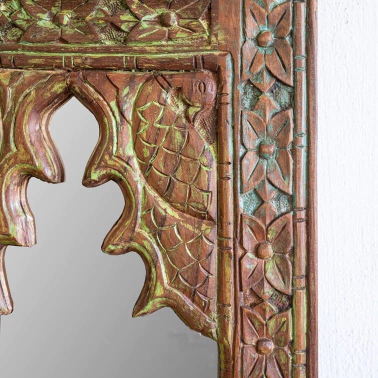 Vintage Carved Mirror Frame Set of Two - J.L.HOME DECOR